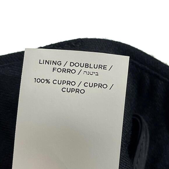 TOM FORD Size 38 Italy Solid Black Wool Blend Pleat Front Designer Pencil Skirt - Picture 6 of 11